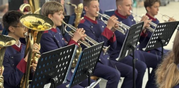 Występ naszej Orkiestry Dętej na Cepeliadzie