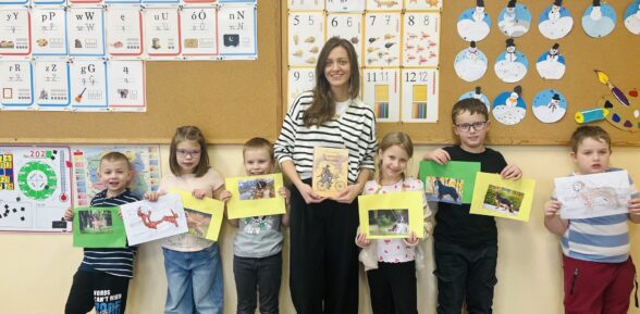 #htmlcaption_70176 Spotkanie promujące czytelnictwo w Szkole Podstawowej w Bogumiłowicach