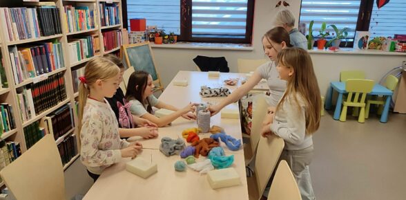 Mobilna Pracownia Twórcza w naszej świetlicy