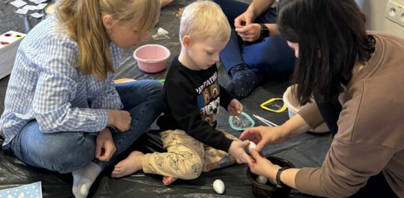 #htmlcaption_71382 Maluchy w akcji czyli biblioteczne zajęcia sensoryczne