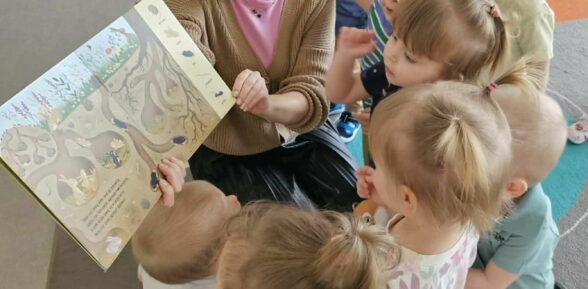 #htmlcaption_71489 Kwietniowe spotkanie w żłobku