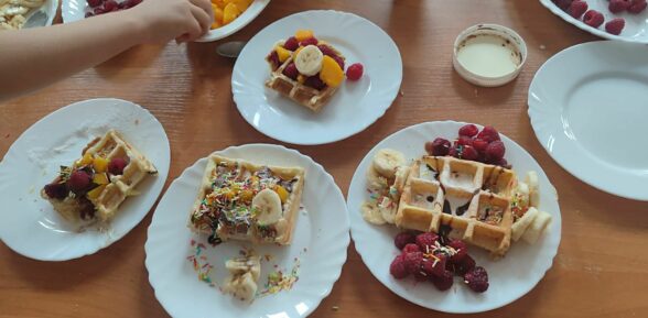 #htmlcaption_73552 Pieczemy gofry – warsztaty kulinarne