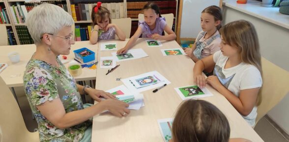 #htmlcaption_73399 Fotorelacja z zajęć w ramach Mobilnej Pracowni Twórczej